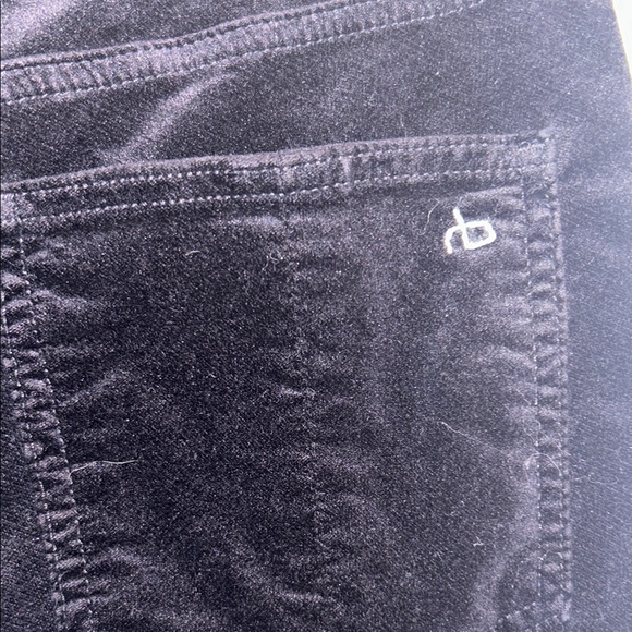 rag & bone Black Velvet Women’s Jeggings-Size 28 made in the USA - Picture 12 of 14